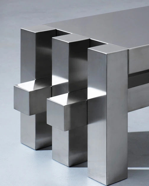 Kim loại trong thiết kế nội thất hiện đại.