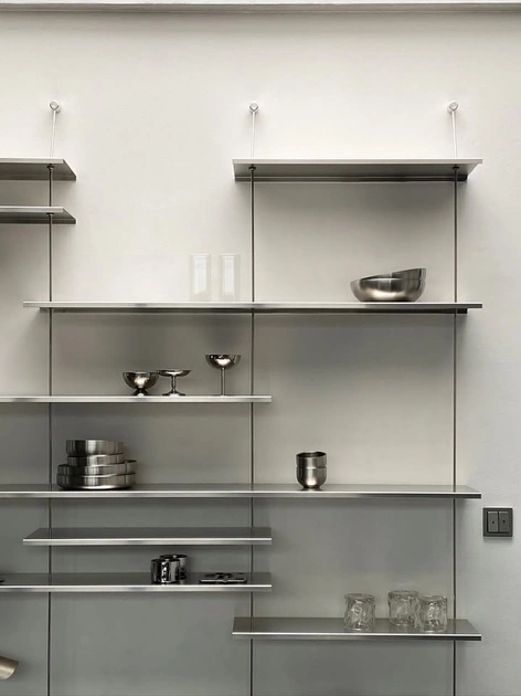 Kim loại trong thiết kế nội thất hiện đại.